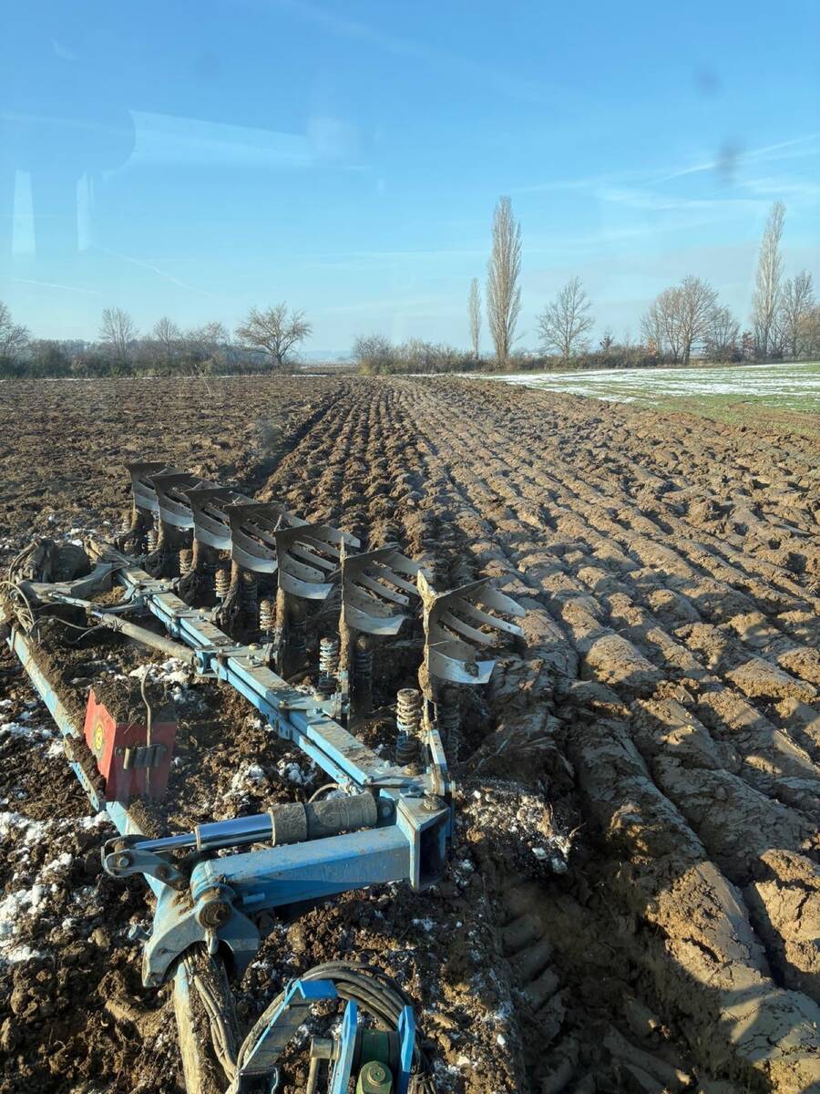 Orba v zimě z kabiny
