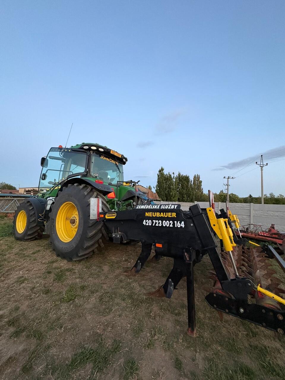 John Deere s pluhem Neubauer